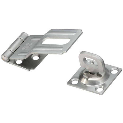 National 3-1/4 In. Stainless Steel Swivel Hasp